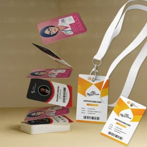Pvc id card printing service front and back