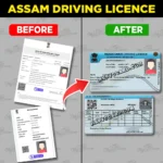 Assam Driving Licence PVC Card Order with DL Number & DOB