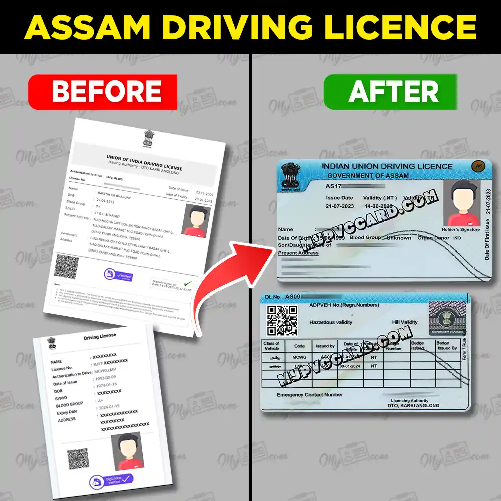 convert digi locker dl to smart driving licence pvc card