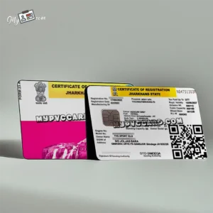 jharkhand vehicle registration certificate pvc card